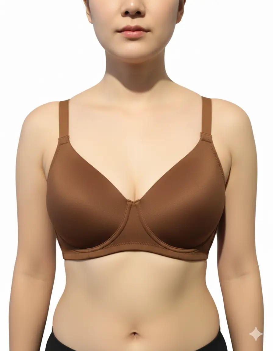 Full-Figure Push-Up Plunge Bra with Deep V for Plus Sizes Bra - Image 5