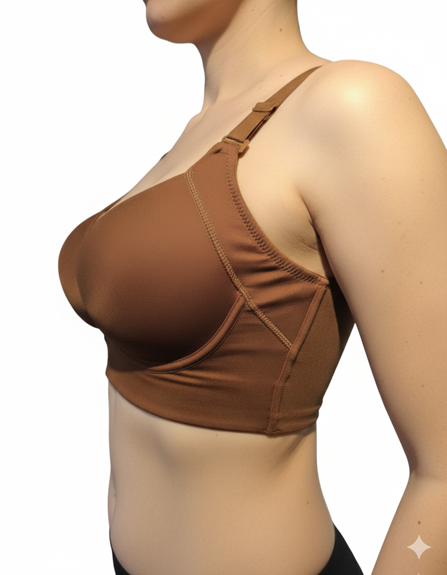 Full-Figure Push-Up Plunge Bra with Deep V for Plus Sizes Bra - Image 4