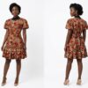 The Safi Leopard Flare Mini Dress