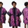 Ankara Kimono Jacket side view